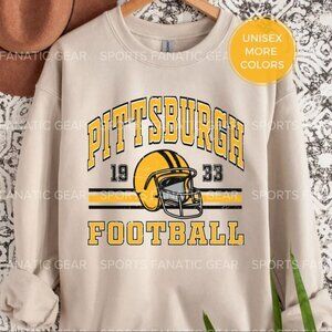 Pittsburgh Steelers Est 1933 NFL Football Retro Classic Fan Sweatshirt